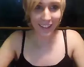 A blonde and a brunette suckle before fucking