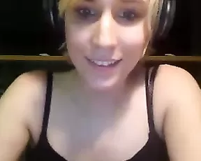 A blonde and a brunette suckle before fucking