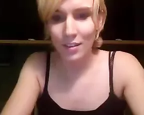 A blonde and a brunette suckle before fucking