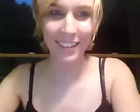 A blonde and a brunette suckle before fucking
