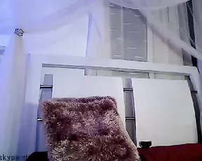 Fat woman plays with herself