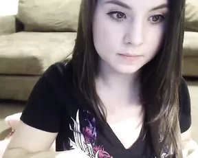 A busty minx does some poses