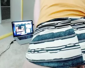 Lacielaplante doggie watching porn