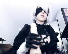 L@n@ R@1n Nier 2B POV footjob