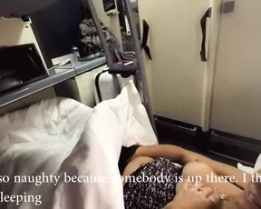 Mariah Leonne - Train Masturbate Suck Stranger