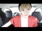 Alexis Kline Backseat Dildo Cum