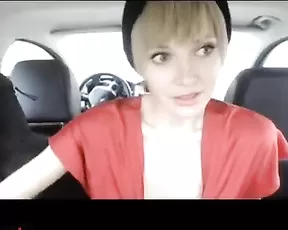 Alexis Kline Backseat Dildo Cum