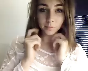 Black haired girl loves to be a tease