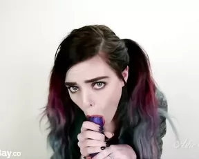 Cute webcam princess showing off