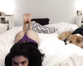 Blonde is sucking a cock