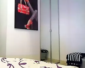 So pretty brunette wife make a hot fucking session when parents sleep,enjoy