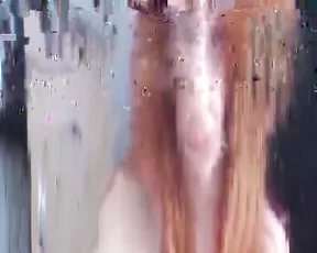 Big balls slapping her cunt hard