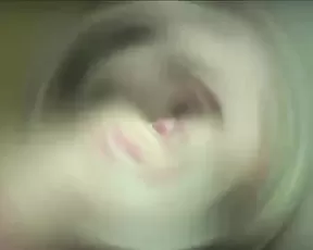 Sexy babe with full lips getting naked