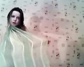 A dark haired slut and her lesbian lover get it on