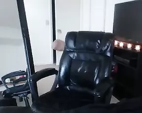 Blonde teen does a hand job