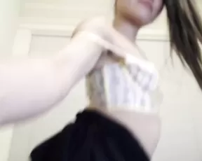 Cute blonde dick sucker in POV