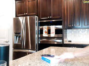 Horny girlfriend enjoys sex at home