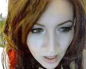 Hot chick sucks her own tits