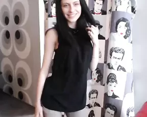 Hot brunette loves 69 position