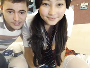 Naughty barely legal webcam chick plays with dildo