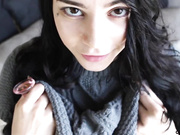 Skinny girl is having sex with her man