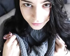 Skinny girl is having sex with her man
