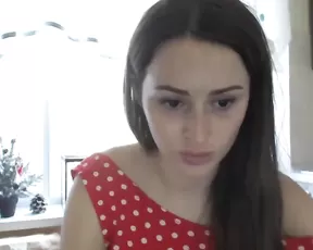 Teen in a colorful bath-robe gets drilled up