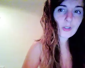 Sassy wife in leopard leggings sucking cock