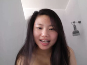 Tattooed German babe sucking in a car