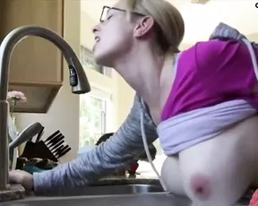 Britt wife have sex @ kitchen II