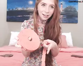 cookinbaconnaked redhead teen deepthroat blowjob amateur POV sex webcam show