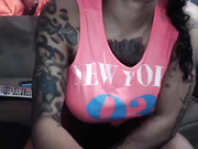 Creamyexotica black dirty milf with hitachi webcam show