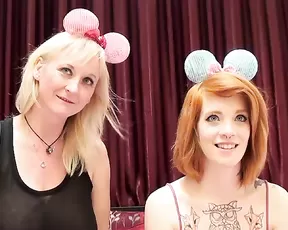 Blondiefox mature lesbians licking webcam show