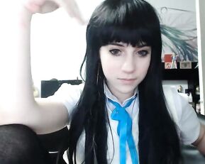 Lana_rain teen in stockings masturbation pussy hitachi webcam show
