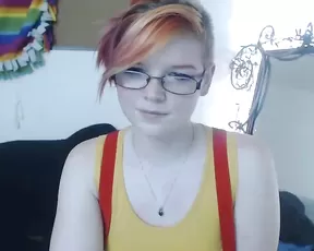Cute blonde makes her man cum on her face