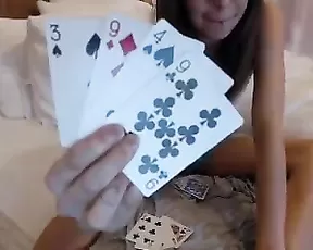 Lusty mom fingering her pussy
