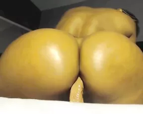 BDSM handjob game at home