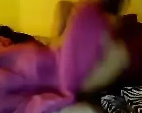 Sexy dark haired couple naked on cam