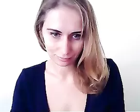 Amateur Wife Rubs One Out On The Floor!