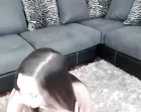 Brunette teen fucked and cummed onto in the shower