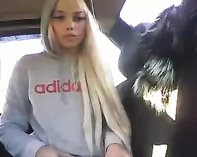 Teen blonde banged hard and deep