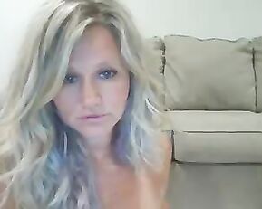 Horniesthousewife juicy milf blondy hot finger pussy webcam show