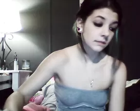 Fckinslut slim sexy teen hot masturbate webcam show