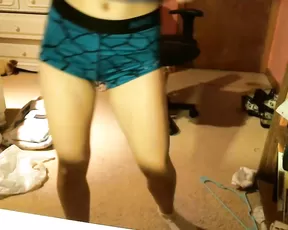 Flirtygirlyy sexy teen naked girl show hairy pussy webcam show