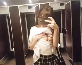 Missalice sexy teen Public hot fingering pussy in Premium Video