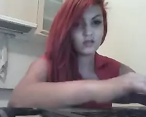 Classy_fuck redhead teen girl in private show