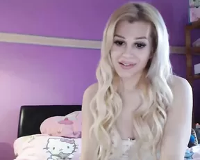 Vividoll sweet busty sexy blondy webcam show