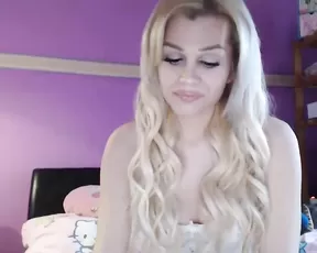 Vividoll sweet busty sexy blondy webcam show