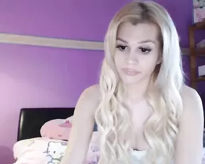 Vividoll sweet busty sexy blondy webcam show