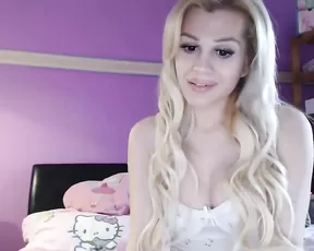 Vividoll sweet busty sexy blondy webcam show